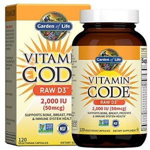 Garden of Life Raw D3 2000 IU Veg Capsules