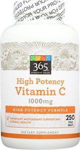 Whole Foods Vitamin C 1000mg Tablets, 250 Count