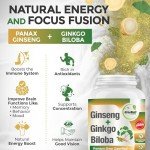 GreeNatr Ginseng with Ginkgo Biloba Supplement