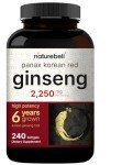 NatureBell Korean Red Ginseng, 240 Softgels, Energy Support