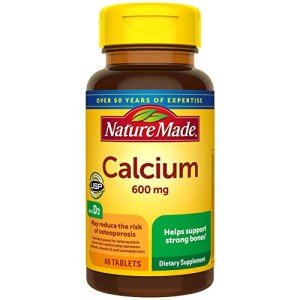 Calcium 600 mg with Vitamin D3, 60 Tablets