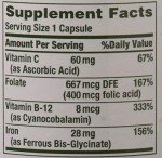 Nature's Bounty Gentle Iron 28 mg Capsules