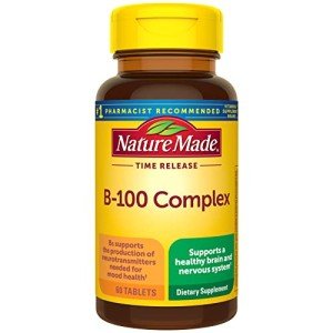 Nature Made Time Release Vitamin B-100 Complex 60 Tablets