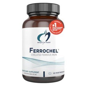 Ferrochel Iron Chelate Supplement - 120 Capsules
