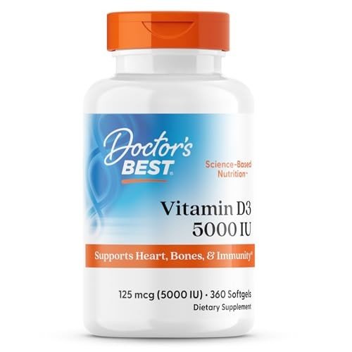 Doctor's Best Vitamin D3 5,000 IU Support