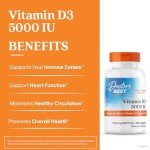 Doctor's Best Vitamin D3 5,000 IU Support