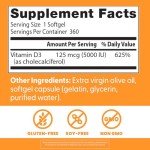 Doctor's Best Vitamin D3 5,000 IU Support