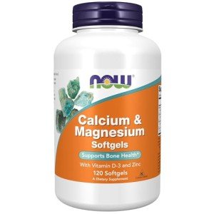 Calcium & Magnesium with Vitamin D3 and Zinc, 120 Softgels