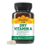 Country Life Vitamin A 10,000 IU - Immune & Skin Support