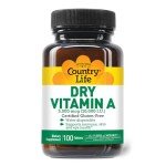 Country Life Vitamin A 10,000 IU - Immune & Skin Support