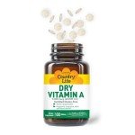 Country Life Vitamin A 10,000 IU - Immune & Skin Support
