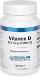 Douglas Laboratories Vitamin D3 Supplement - 100 Tablets