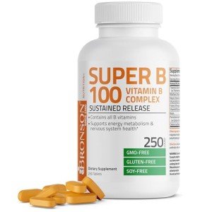Bronson Super B Complex Vitamin for Energy Support