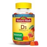 Vitamin D3 2000 IU Dietary Supplement for Bone Health