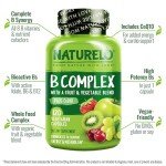 NATURELO Vegan Vitamin B Complex - 120 Capsules