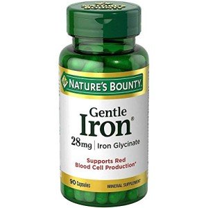 Nature's Bounty Gentle Iron 28 mg - 90 Capsules