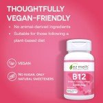 EZ Melts B12 Sublingual Vitamin, Sugar-Free, 3-Months