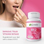 EZ Melts B12 Sublingual Vitamin, Sugar-Free, 3-Months