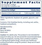 Klaire Labs High Potency Vitamin A Softgels