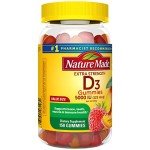 Nature Made Vitamin D3 Gummies – 5000 IU, 150 Count