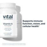 Vitamin A 7500mcg Supplement for Health | 100 Capsules