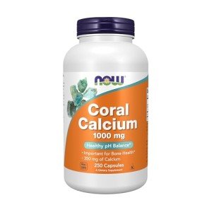 NOW Foods Coral Calcium 1,000 mg for Bone Health