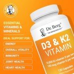 Dr. Berg's D3 & K2 Vitamin Supplement