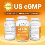 Dr. Berg's D3 & K2 Vitamin Supplement