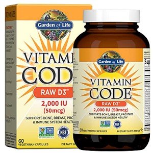 Garden of Life Raw Vitamin D3 for Bone Health
