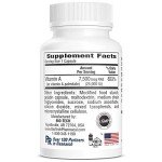 Vitamin A Palmitate Supplement for Vision & Immunity - 100 Caps