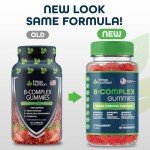 Vitamin B Complex Gummies for Energy & Brain Health
