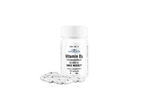 Nivagen Vitamin D3 50,000 IU Capsules 100 Count