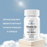 Nivagen Vitamin D3 50,000 IU Capsules 100 Count