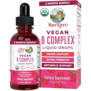 MaryRuth Organics Vegan B Complex Supplement 60 Capsules