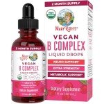 MaryRuth Organics Vegan B Complex Supplement 60 Capsules