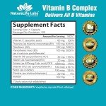 NaturaLife Vitamin B Complex with Vitamin C 100 Veggie Caps
