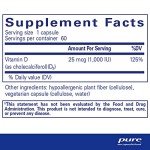 Vitamin D3 25 mcg – Supports Bone & Immune Health