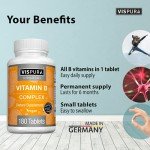 VISPURA Vegan B-Complex Vitamins for Energy & Immunity