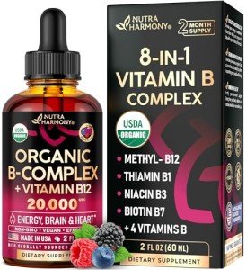Organic B-Complex Liquid Drops - 2fl oz