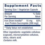 Life Extension Iron Protein Plus 300 mg, 100 Vcaps