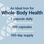 Life Extension Iron Protein Plus 300 mg, 100 Vcaps