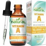 Natural Vitamin A Drops with Coconut Oil - 1 oz