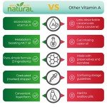 Natural Vitamin A Drops with Coconut Oil - 1 oz