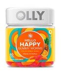 OLLY Happy Gummy Worms Mood Support, 60 Count