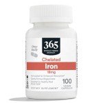 Iron Supplement 18mg, 100 Capsules - 365 Value