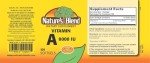 Nature's Blend Vitamin A 8,000 IU Softgels