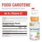 Solaray Carotene Vitamin A 10,000 IU - 200 CT