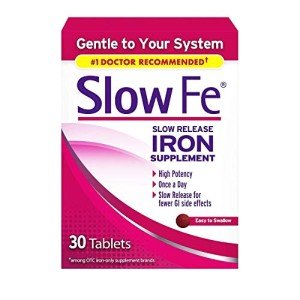 Slow Fe Iron Tablets, 60-Count (2 Pack)