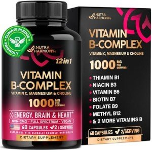 Vitamin B Complex Supplement for Energy and Support