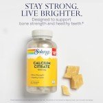 Solaray Calcium Citrate 1000mg - Bone & Teeth Support